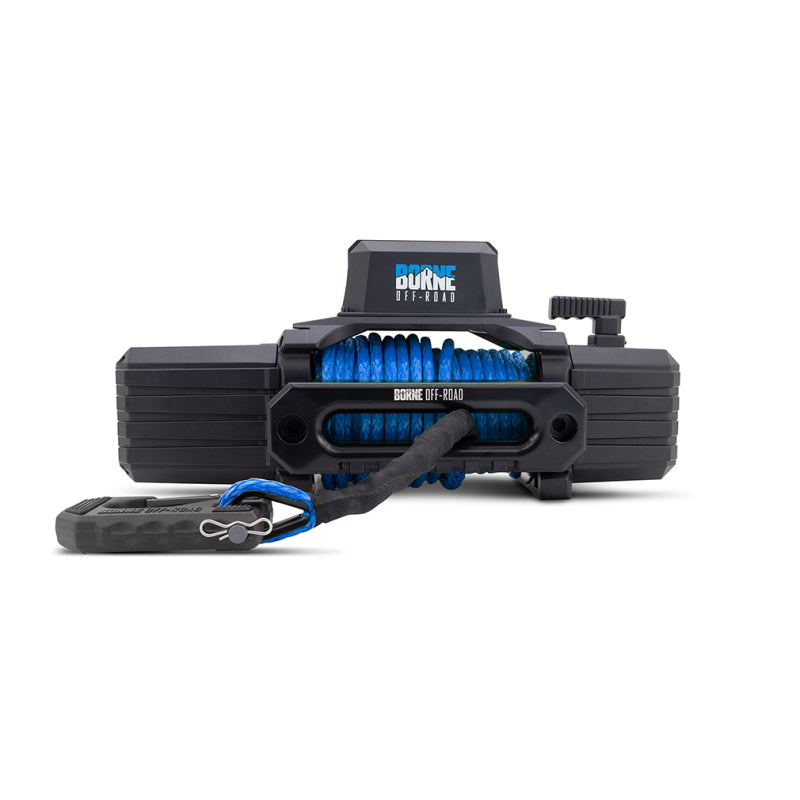 Borne Off-Road BNWN-10-SBL - BRNBNWN-10-SBL - Borne Off-Road 10K Winch - Blue Synthetic Rope - Shipped in Europe - Tuningsupply.com
