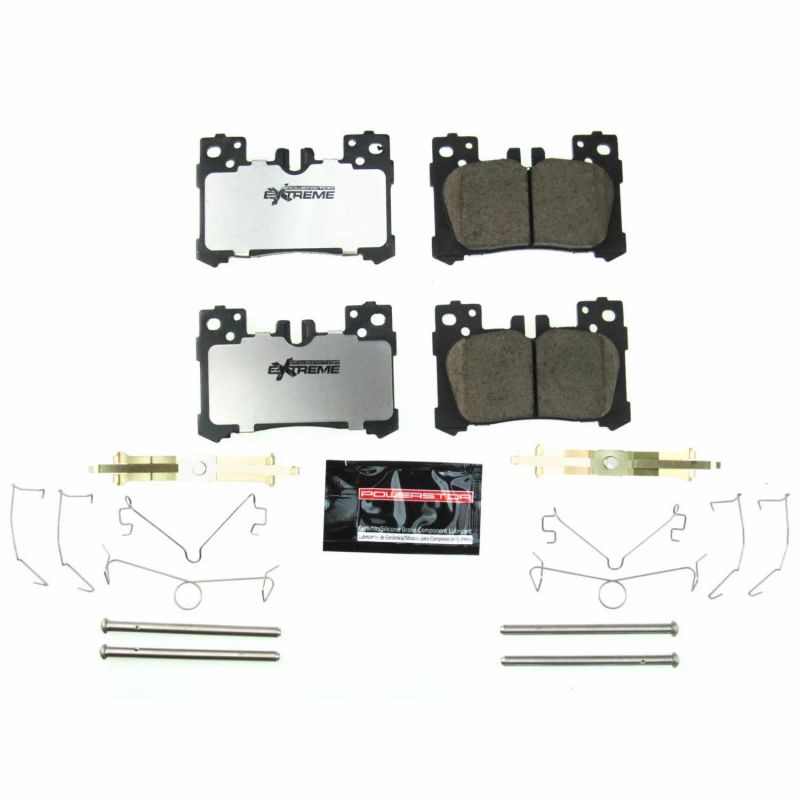 PowerStop Z26-2063 - PSBZ26-2063 - Power Stop 2018 Lexus LC500 Rear Z26 Extreme Street Brake Pads w/Hardware - Shipped in Europe - Tuningsupply.com