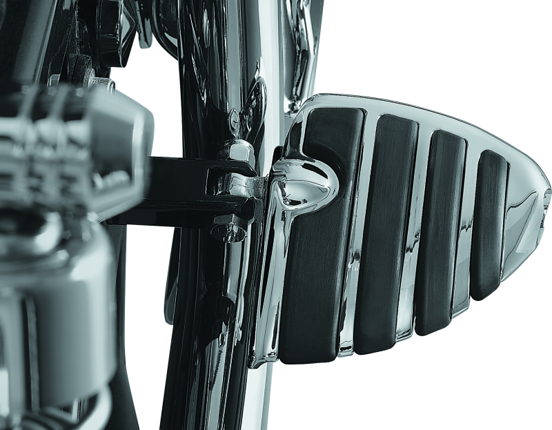 Kuryakyn 4450 - KUR4450 - Kuryakyn ISO Wing Mini Boards With Male Mount Adapter Chrome - Shipped in Europe - Tuningsupply.com