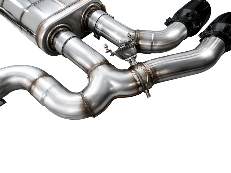 AWE Tuning 3025-43301 - AWE3025-43301 - AWE Tuning 20-25 BMW X3 M/M Comp (F97) AWD SwitchPath Axle-Back Exhaust - Diamond Black Tips - Shipped in Europe - Tuningsupply.com