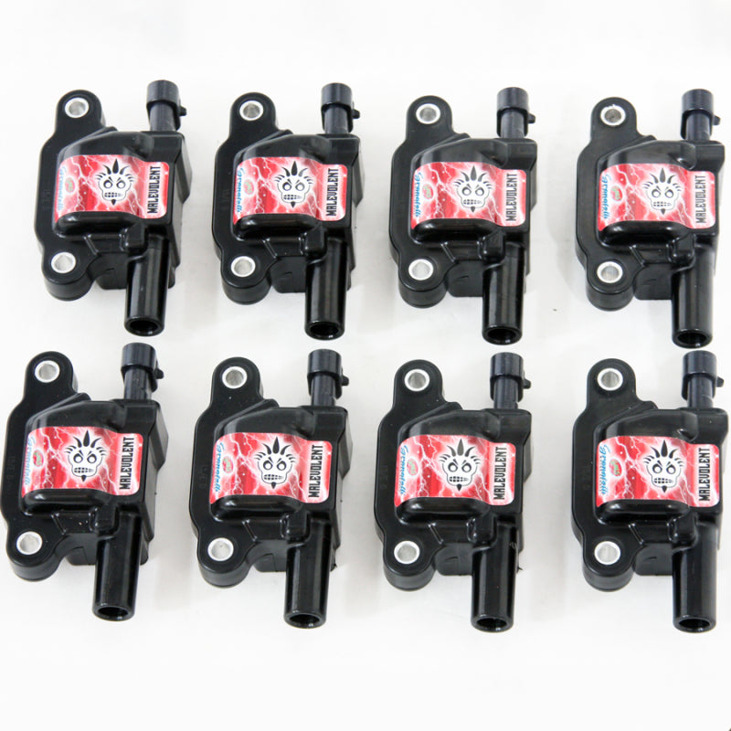 Granatelli Motor Sports 28-0514-CPM - GMS28-0514-CPM - Granatelli 14-23 GM LT Malevolent Coil Packs - Black (Set of 8 ) - Shipped in Europe - Tuningsupply.com