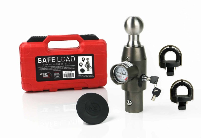 Weigh Safe WSOEMPU - WEIWSOEMPU - Weigh Safe OEM Gooseneck Ball for Ford/Chevrolet w/Pucks (30K GTWR) - Stainless Steel - Shipped in Europe - Tuningsupply.com