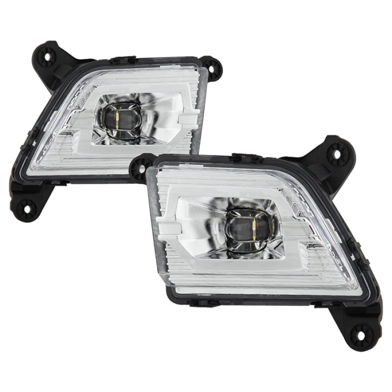 SPYDER 5086983 - SPY5086983 - Spyder 19-20 Chevy Silverado 1500 OEM Style Full LED Fog Light w/Switch - Clear (Wont Fit RPO U12) - Shipped in Europe - Tuningsupply.com