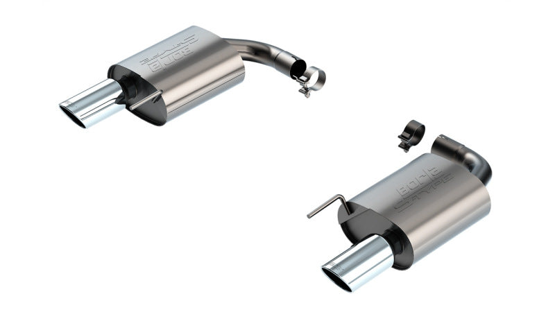 Borla 11986 - BOR11986 - Borla 2024-2025 Ford Mustang Eco Boost 2.3L S-Type Axle Back Exhaust w/ Chrome Tips - Shipped in Europe - Tuningsupply.com