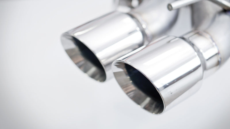 Stainless Works CTSV16CB - SSWCTSV16CB - Stainless Works 2016-18 Cadillac CTS-V Sedan Catback System Resonated X-Pipe Dual-Mode Mufflers - Shipped in Europe - Tuningsupply.com