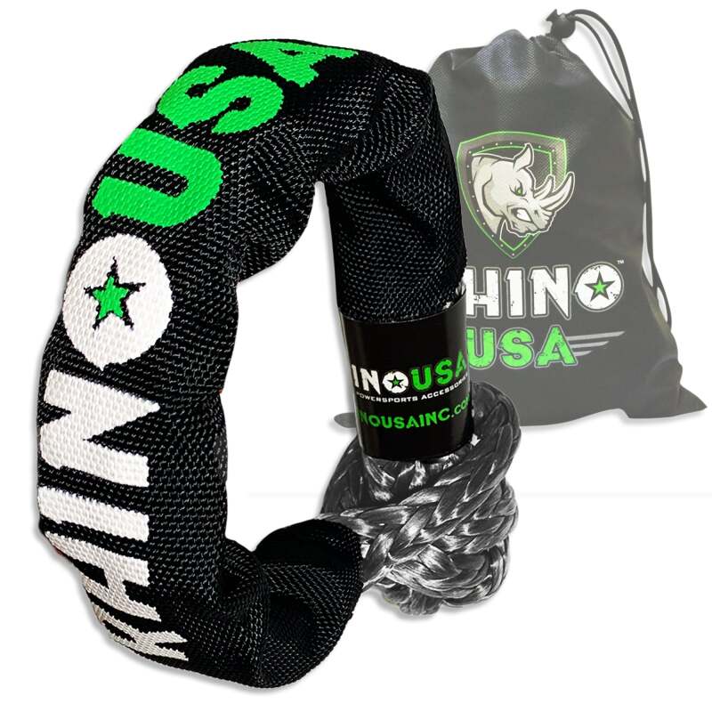 Rhino USA SFTSHACK-12-GRY-1 - RSASFTSHACK-12-GRY-1 - Rhino USA Synthetic Soft Shackle Gray - Shipped in Europe - Tuningsupply.com
