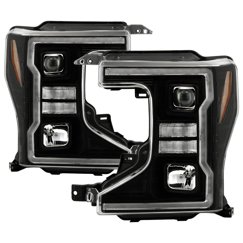 SPYDER - SPY5088628 - Spyder Signature 20-22 Ford F250/F350 (Halogen) Proj. Headlights - Black (PRO-YD-FS20HALSI-SEQ-BK) - Shipped in Europe - Tuningsupply.com