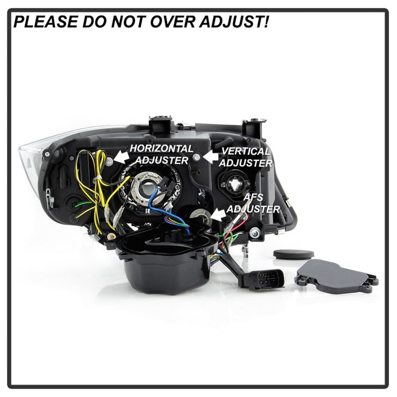 SPYDER 5086488 - SPY5086488 - Spyder 09-12 BMW E90 3-Series 4DR Projector Headlights Halogen - LED - Black - PRO-YD-BMWE9009-BK - Shipped in Europe - Tuningsupply.com