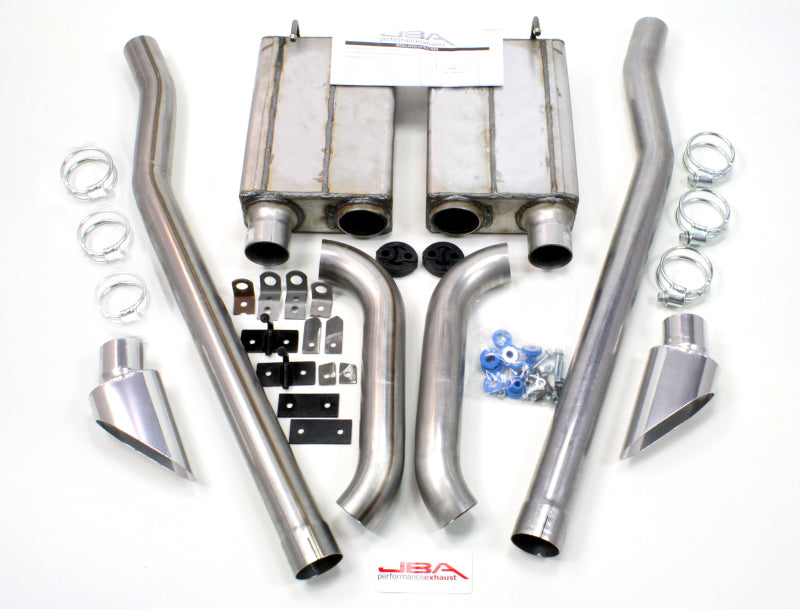 JBA - JBA50-2651 - JBA 65-70 Ford Mustang 260-428 409SS Eleanor Style Dual Side Header Back Exhaust - Shipped in Europe - Tuningsupply.com