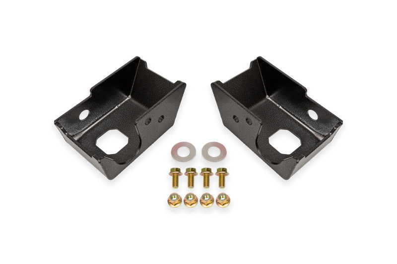 BMR Suspension SG1860H - BMRSG1860H - BMR 2021+ Ford Bronco (Exc. Bronco Sport) Rear Shock Mount Skid Plates - Black Hammertone - Shipped in Europe - Tuningsupply.com