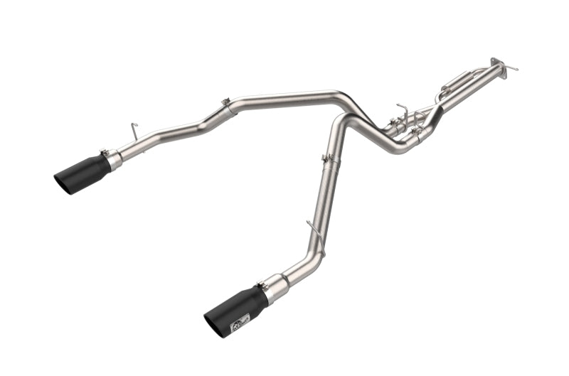 aFe 49-33151-B - AFE49-33151-B - aFe 21-24 Ford F-150 Vulcan Series 3 IN to 3-1/2 IN Stainless Steel Cat-Back Exhaust System - Black - Shipped in Europe - Tuningsupply.com