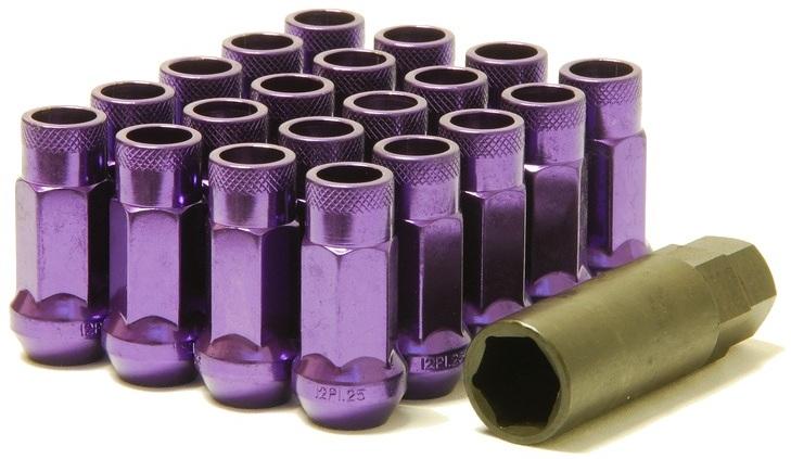 Wheel Mate 32905L - WHM32905L - Wheel Mate Muteki SR48 Open End Lug Nuts - Purple 12x1.25 48mm - Shipped in Europe - Tuningsupply.com