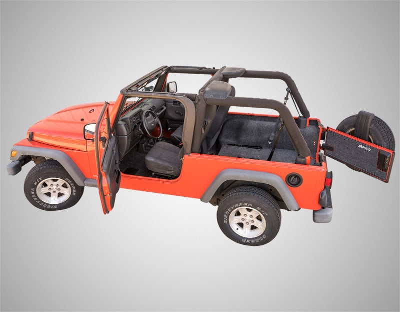 BedRug - BEDBRLJ04R - BedRug 03-06 Jeep LJ Unlimited Rear 4pc Cargo Kit (Incl Tailgate & Tub Liner) - Shipped in Europe - Tuningsupply.com