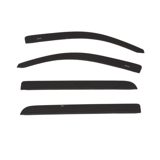 AVS 894033-GBA-A - AVS894033-GBA-A - AVS 15-18 Chevy Silverado 1500 Crew Cab Low Profile Color Match Ventvisors 4pc - Black - Shipped in Europe - Tuningsupply.com