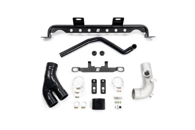 AMS AMS.55.09.0002-3 - AMSAMS.55.09.0002-3 - AMS Performance 2017+ Ford F150/Raptor 2.7L/3.5L EcoBoost High Mount Intercooler (Black w/AMS Logo) - Shipped in Europe - Tuningsupply.com