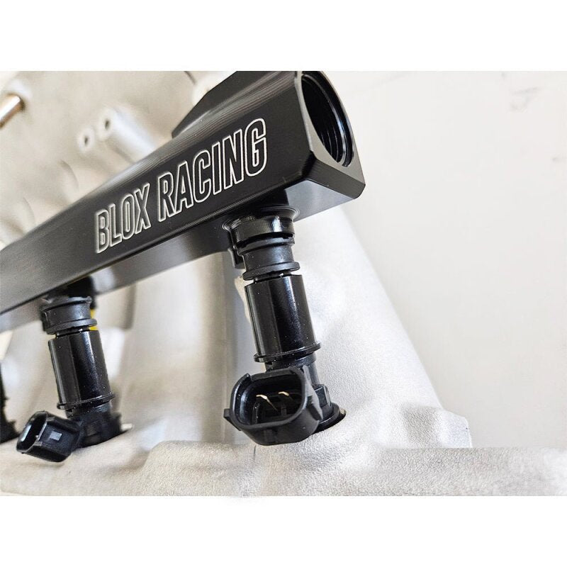 BLOX Racing BXFU-00720-BK - BLOBXFU-00720-BK - BLOX Racing Honda B-Series Xtreme Aluminum Fuel Rail - Black - Shipped in Europe - Tuningsupply.com