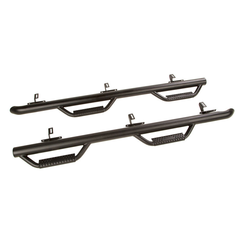 Rugged Ridge 11596.02 - RUG11596.02 - Rugged Ridge Spartan Nerf Bar Textured Black 07-18 Jeep Wrangler JKU 4 Door - Shipped in Europe - Tuningsupply.com