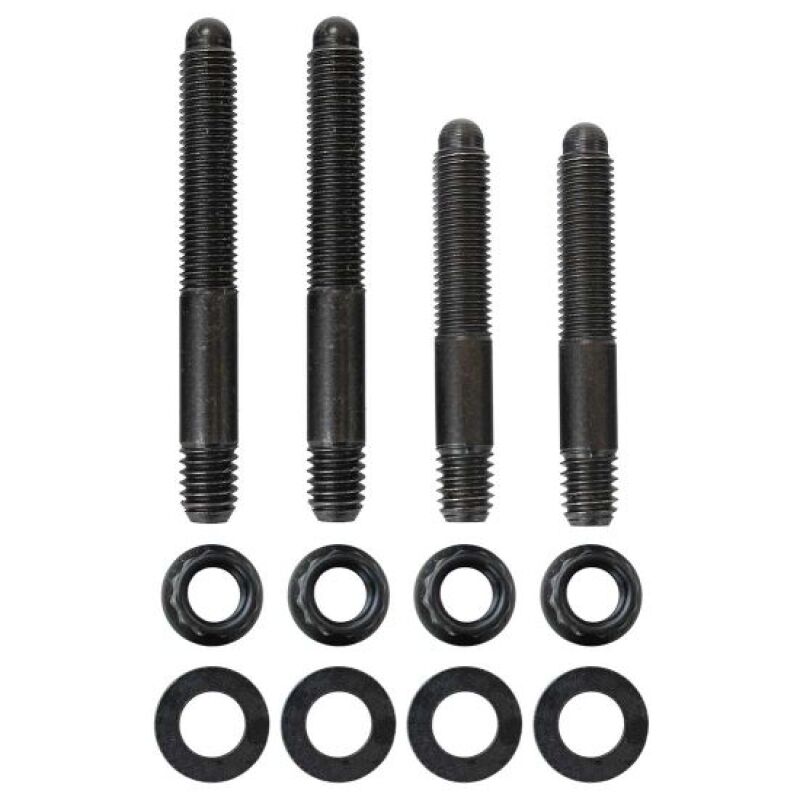Moroso 37967 - MOR37967 - Moroso 2PC 5/16in-24 x 2.0in & 2 PC 5/16in-24 X 2.5in Long 12-Point Nuts Carb Stud Kit w/Bracket - Shipped in Europe - Tuningsupply.com