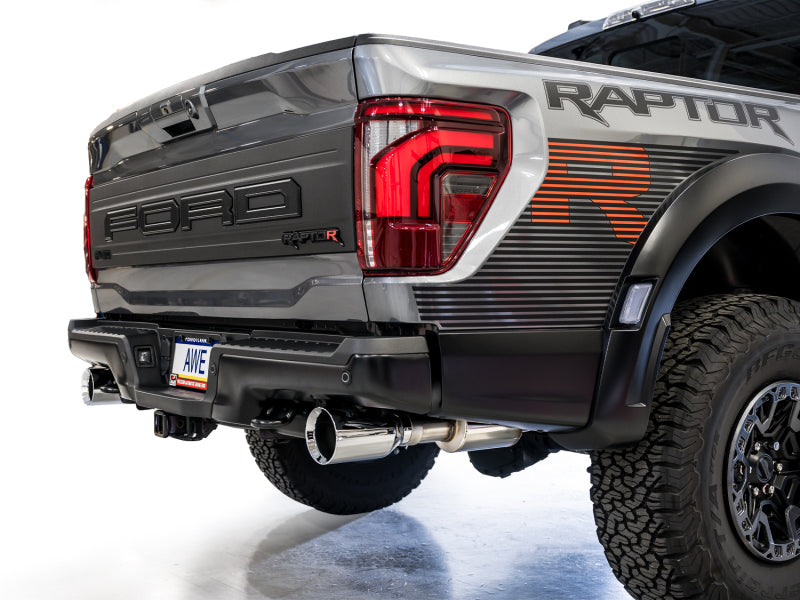 AWE Tuning 3025-32852 - AWE3025-32852 - AWE Gen 3 Raptor R SwitchPath Exhaust - Chrome Silver Tips - Shipped in Europe - Tuningsupply.com