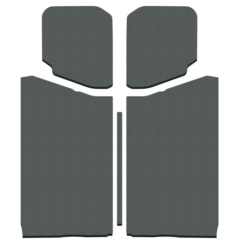 DEI 50189 - DEI50189 - DEI 18-23 Jeep Wrangler JL 2-Door Boom Mat Headliner - 5 Piece - Gray - Shipped in Europe - Tuningsupply.com