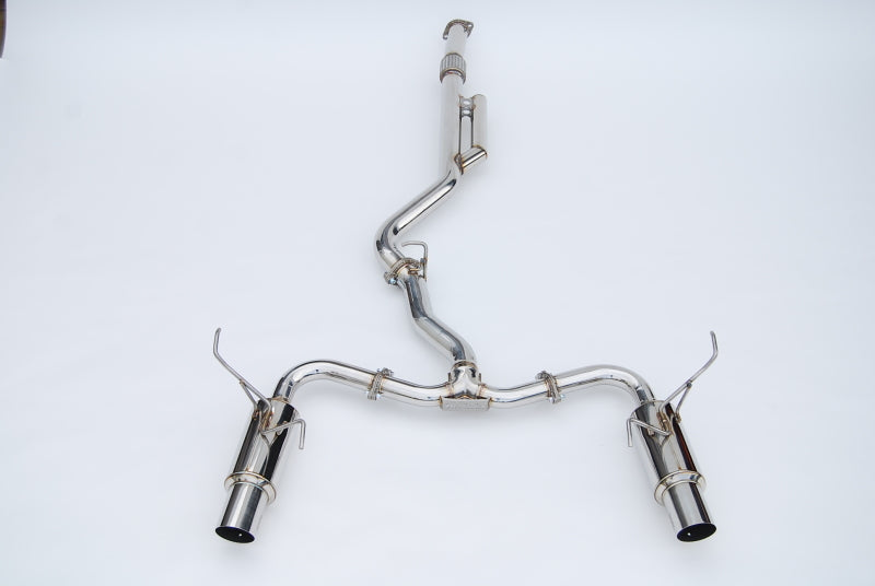 Invidia - INVHS22WRXGTP - Invidia 2022+ Subaru WRX N1 Twin Outlet Single Layer SS Tip Cat-Back Exhaust - Shipped in Europe - Tuningsupply.com