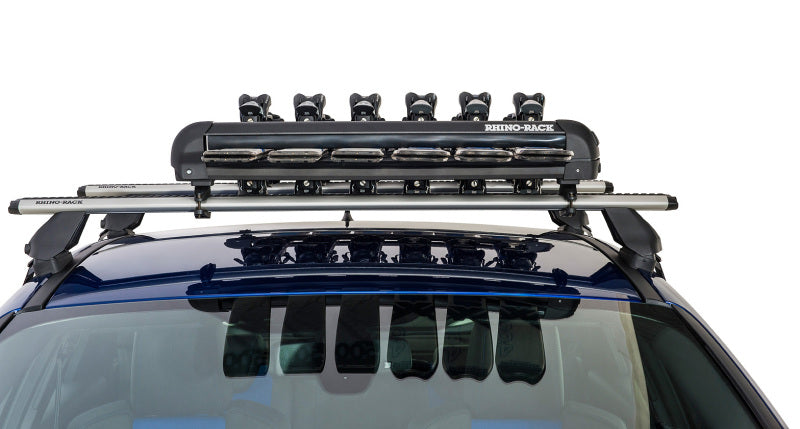 Rhino-Rack 576 - RHR576 - Rhino-Rack Universal Ski/Snowboard Carrier - Fits 6 Pairs of Skis or 4 Snowboards - Black - Shipped in Europe - Tuningsupply.com