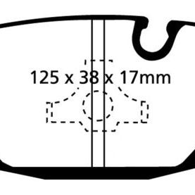 EBC DP4447R - EBCDP4447R - EBC 87-88 BMW M5 3.5 (E28) Yellowstuff Rear Brake Pads - Shipped in Europe - Tuningsupply.com