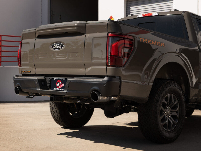 aFe 49-33160-B - AFE49-33160-B - aFe 21-26 Ford F150 Tremor Gemini XV 3IN 304SS Cat-Back Exhaust Dual Rear Exit w/Black Tips - Shipped in Europe - Tuningsupply.com