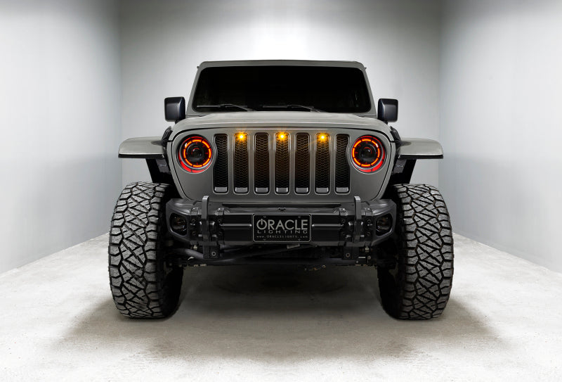 ORACLE Lighting 5839-504-B - ORL5839-504-B - Oracle Oculus Bi-LED Projector Headlights for Jeep JL/Gladiator JT - w/ Simple Controller - Shipped in Europe - Tuningsupply.com