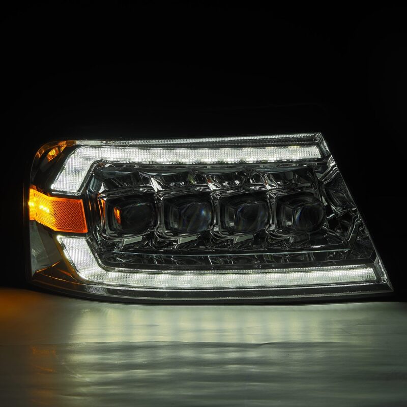 AlphaRex 880129 - ARX880129 - AlphaRex 04-08 Ford F150 / 06-08 Lincoln Mark LT NOVA LED Proj Headlights Chrome w/Activ Light/Seq - Shipped in Europe - Tuningsupply.com