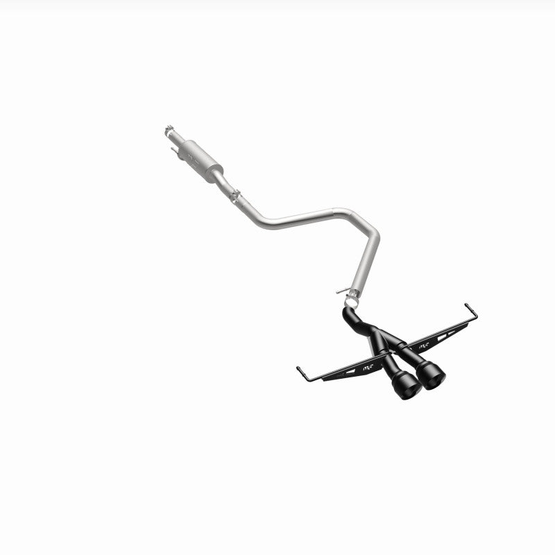 Magnaflow 19455 - MAG19455 - MagnaFlow 2019 Hyundai Veloster 1.6L 2.5in Center Exit Stainless Steel Cat-Back Exhaust w/Blk Tips - Shipped in Europe - Tuningsupply.com