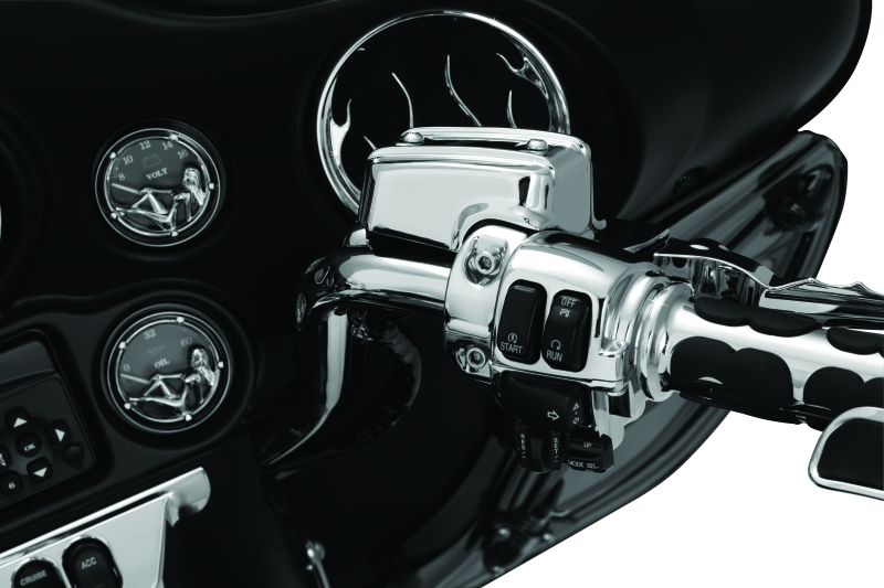 Kuryakyn 1740 - KUR1740 - Kuryakyn Handlebar Control Dress Up Kit Chrome - Shipped in Europe - Tuningsupply.com