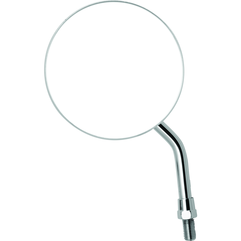 BikeMaster 600800 - BKM600800 - BikeMaster 4in Adjustable Round Mirror 10mm - Each - Chrome - Shipped in Europe - Tuningsupply.com