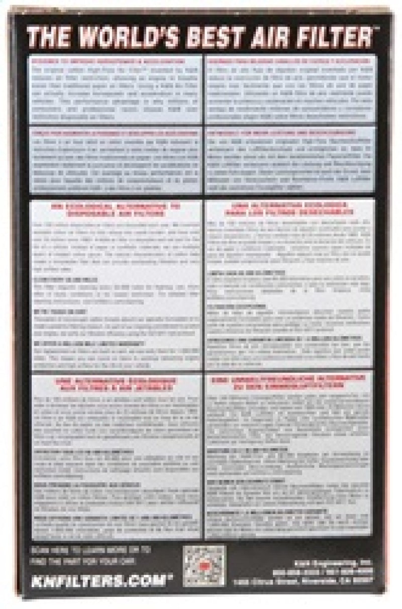 K&N Engineering RA-0500 - KNNRA-0500 - K&N Universal Clamp-On Air Filter 2-1/16in FLG / 3-1/2 OD / 4in H - Shipped in Europe - Tuningsupply.com