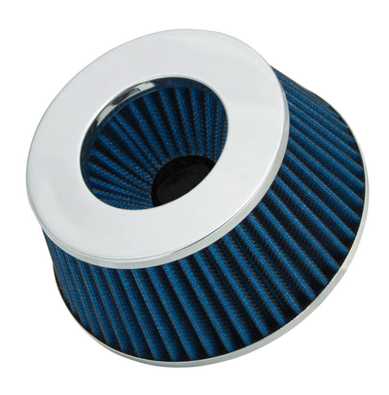 Spectre 8166 - SPE8166 - Spectre Adjustable Conical Air Filter 2-1/2in. Tall (Fits 3in. / 3-1/2in. / 4in. Tubes) - Blue - Shipped in Europe - Tuningsupply.com