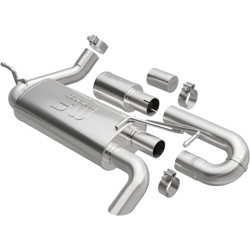 Magnaflow 19668 - MAG19668 - MagnaFlow 07-18 Jeep Wrangler JK Overland Series Axle-Back Exhaust System - Shipped in Europe - Tuningsupply.com