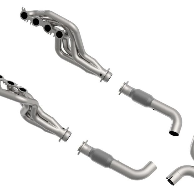 Kooks Headers 1156H630 - KSH1156H630 - Kooks 2020 Mustang GT500 5.2L 2in x 3in SS Headers w/GREEN Catted Connection Pipe - Shipped in Europe - Tuningsupply.com