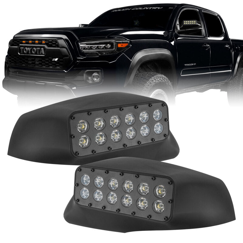 ORACLE Lighting 5919-001 - ORL5919-001 - Oracle Lighting 16-23 Toyota Tacoma LED Off-Road Side Mirror Ditch Lights - Shipped in Europe - Tuningsupply.com