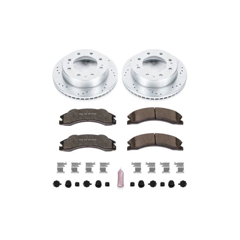 PowerStop K5559-36 - PSBK5559-36 - Power Stop 2011 GMC Sierra 3500 HD Front Z36 Truck & Tow Brake Kit - Shipped in Europe - Tuningsupply.com