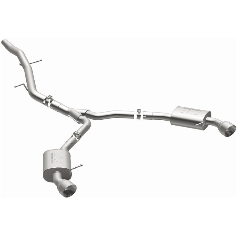 Magnaflow 19390 - MAG19390 - MagnaFlow 18-19 Audi A5 Dual Exit Polished Stainless CatBack Exhaust - 3in Main Piping Diameter - Shipped in Europe - Tuningsupply.com