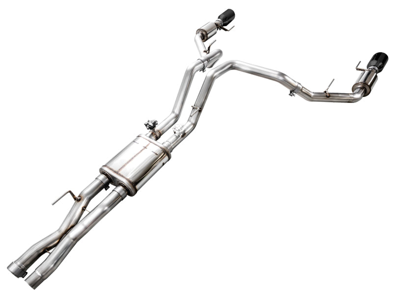 AWE Tuning 3025-33852 - AWE3025-33852 - AWE Gen 3 Raptor R SwitchPath Exhaust - Diamond Black Tips - Shipped in Europe - Tuningsupply.com