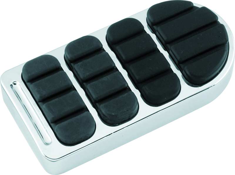 Kuryakyn 8044 - KUR8044 - Kuryakyn ISO Longhorn Brake Pedal Pad Chrome - Shipped in Europe - Tuningsupply.com