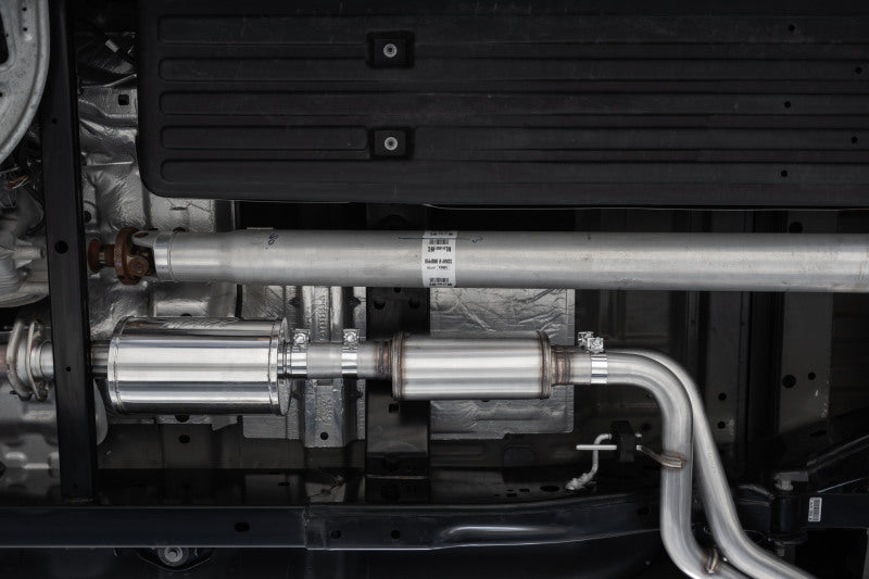 MBRP PS5219AL - MBRPS5219AL - MBRP 2021+ Ford F150 Aluminized Dual Pre-Axle (Street Profile) 2.5in OD Tips 3in Cat Back Exhaust - Shipped in Europe - Tuningsupply.com