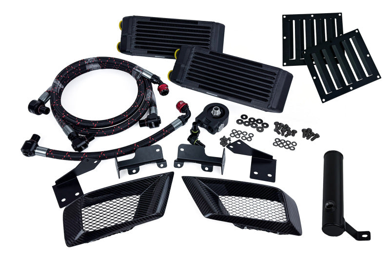 CSF 8343 - CSF8343 - CSF 2023+ Honda Civic Type R FL5 High-Performance Dual Engine Oil Cooler Kit - Shipped in Europe - Tuningsupply.com