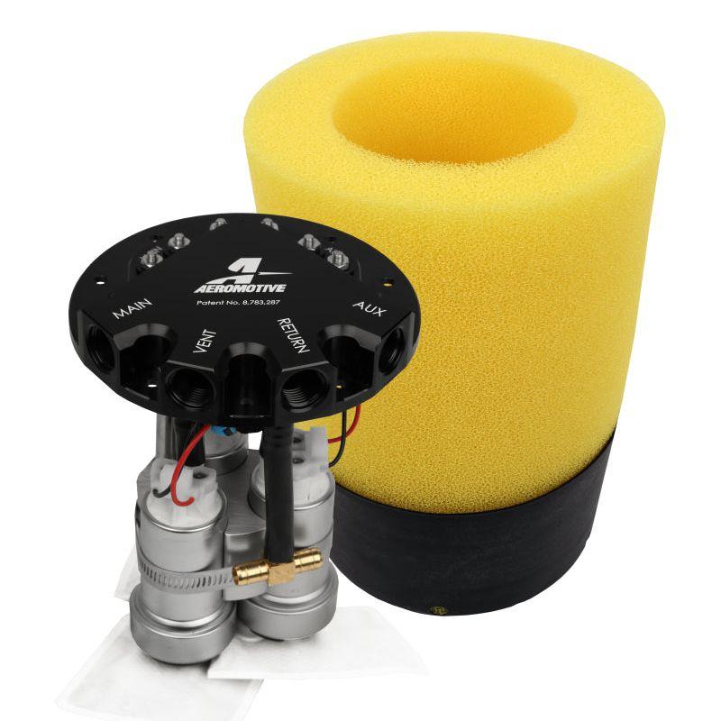 Aeromotive 18311 - AER18311 - Aeromotive Fuel Pump - Phantom Trifekta Universal In-Tank - 450lph - 6-10in Depth - Shipped in Europe - Tuningsupply.com