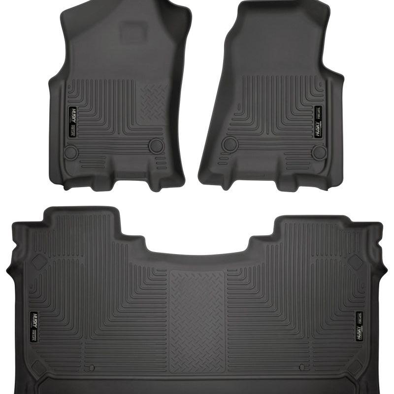 Husky Liners 94001 - HSL94001 - Husky Liners 19 Dodge Ram 1500 Crew Cab Weatherbeater Black Front & 2nd Seat Floor Liners - Shipped in Europe - Tuningsupply.com