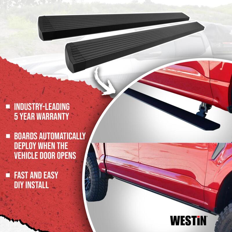 Westin - WES29-23565 - Westin Ram 09-18 Ram 1500 CC Pro-e Electric Running Boards - Tex. Blk - Shipped in Europe - Tuningsupply.com
