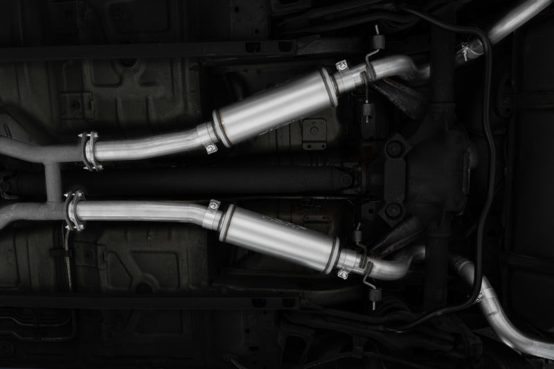 MBRP PS7221AL - MBRPS7221AL - MBRP 99-04 Ford Mustang GT/Mach 1 2.5in Dual Split Rear AL Catback Exhaust w/ 3.5in Dual Wall Tips - Shipped in Europe - Tuningsupply.com
