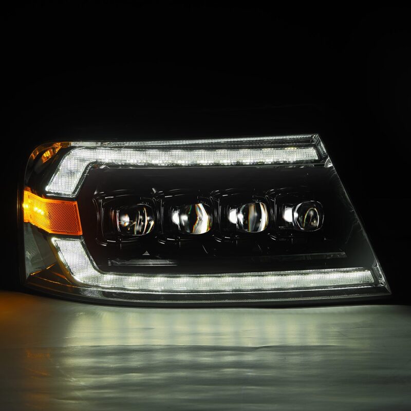 AlphaRex 880130 - ARX880130 - AlphaRex 04-08 Ford F-150 (No 2004 Heritage) NOVA-Series LED Proj HL Chrome w/Actv Light / Seq. Sig - Shipped in Europe - Tuningsupply.com