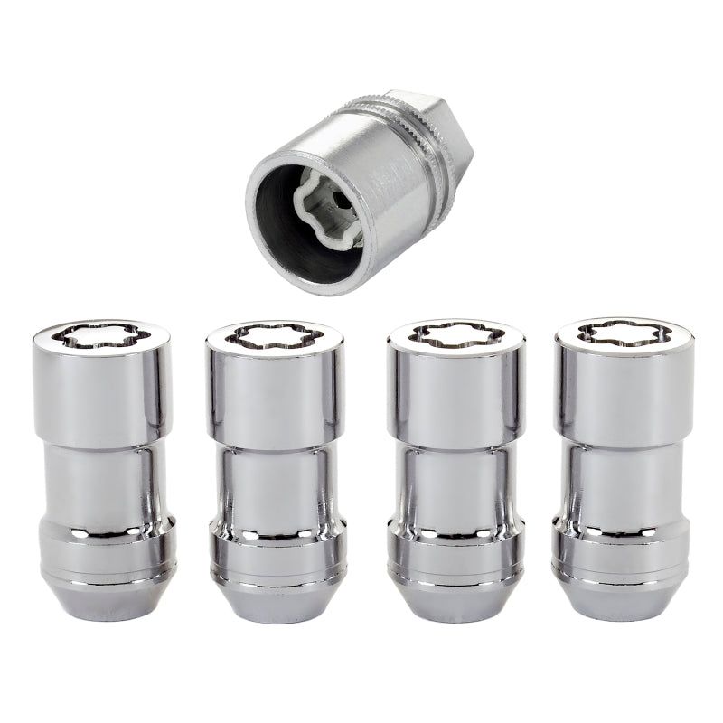 McGard 24234 - MCG24234 - McGard Wheel Lock Nut Set - 4pk. (Cone Seat) 9/16-18 / 7/8 Hex / 1.765in. Length - Chrome - Shipped in Europe - Tuningsupply.com